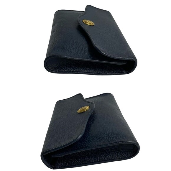 CHRISTIAN DIOR Blue Leather Pochette Shoulder Bag - Picture 5 of 9